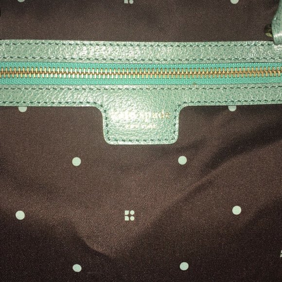 Kate Spade New York (Brown/Mint Green/Polka Dot) M - Picture 6 of 8